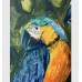 Parrots -exotic oil painting 